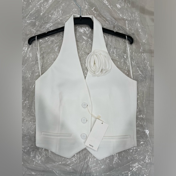 Mango Floral Vest XS - Picture 3 of 5